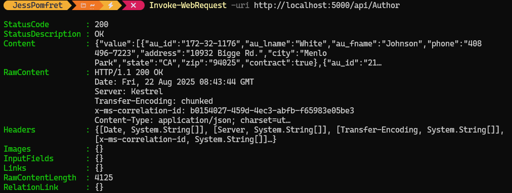 Call API from PowerShell