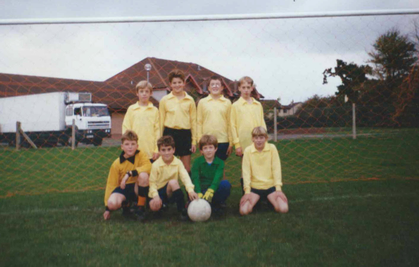 The only girl on my Primary School team